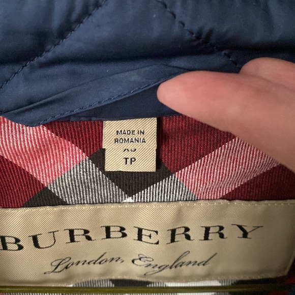 (SOLD) Authentic XS Burberry Coat - Picture 3 of 10